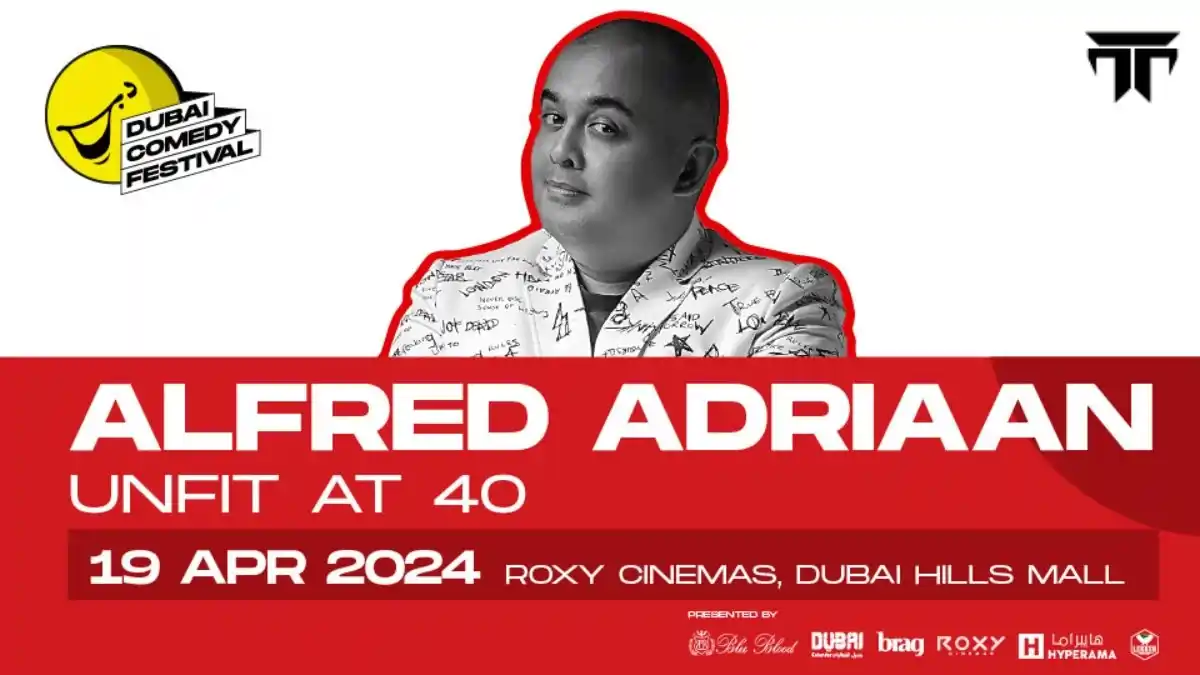 Alfred Adriaan Live in Roxy Cinema, Dubai Hills Mall